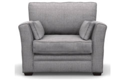 Heart of House Malton Fabric Cuddle Chair - Ash